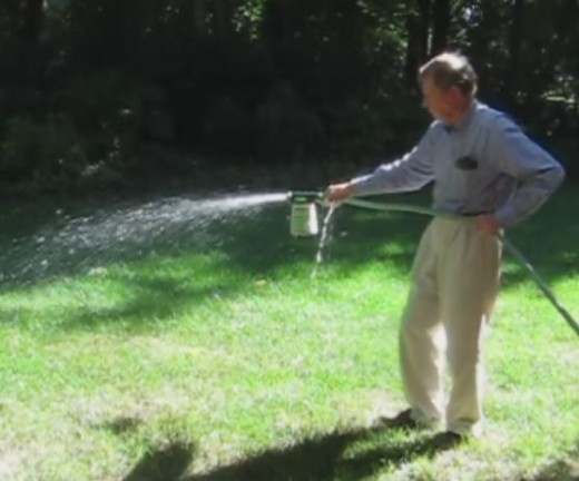 Spraying the Mixture
