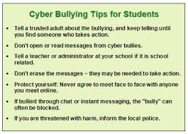 Tips for stopping cyber bullying