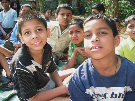 Children from an Orphan School