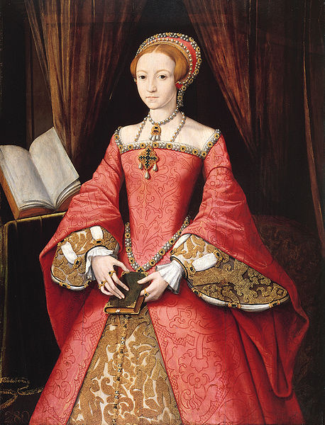 The young Lady Elizabeth Tudor around 1546