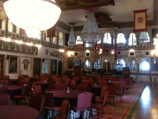 The banquet hall