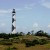 The Cape Lookout lighthouse 