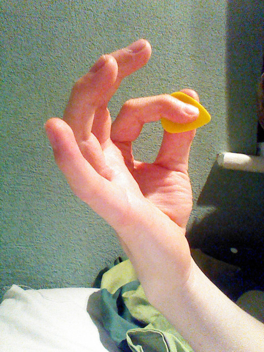 Back view of pick   Back view of pick