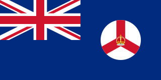 Flag of the Crown Colony of Singapore from 1946 to 1959