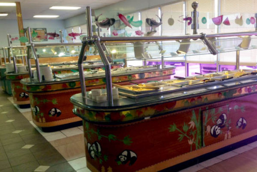 The buffet of China Buffet at 5202 East Thompson Road