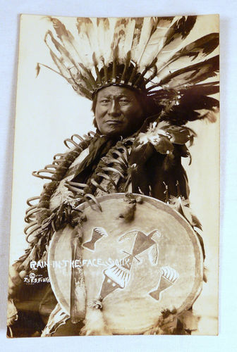 Vintage Postcard Rain In The Face - Sioux , sold for $228.05