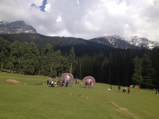 Baisaran meadow,near Lake Tulyan in Pahalgam,Kashmir,India.