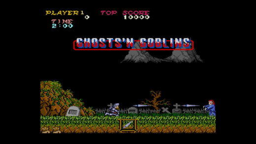 You started Ghosts n Goblins in the graveyard area