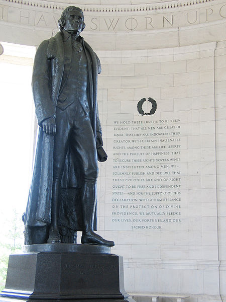 Jefferson Memorial with Preamble to the Declaration of Independence Washington D.C.