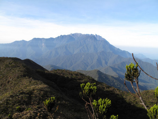 Mount Kinabalu in the Kinabalu National Park, Sabah