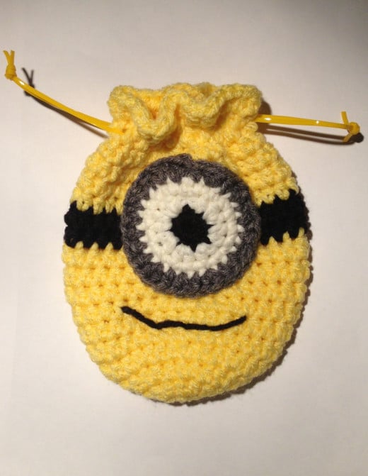 Crochet Minion Pouch I made. 