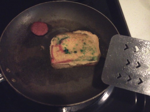 Cook 3 - 4 minutes on each side or until crispy.