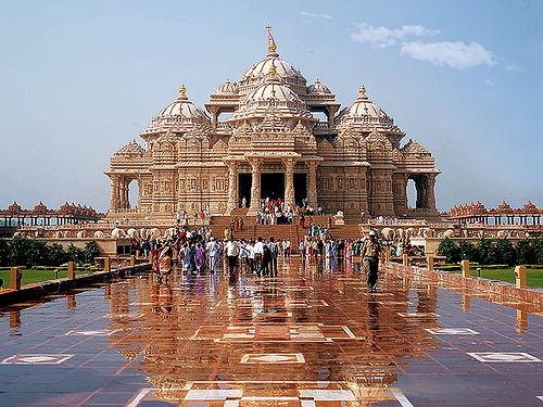 The Akshardham Temple in East Delhi