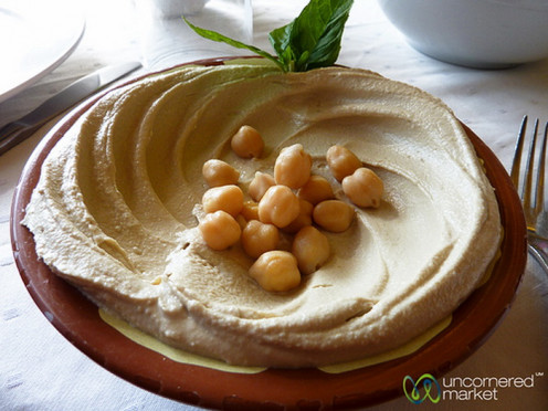 Hummus - olive oil and lime in chikpeas paste, an internet picture