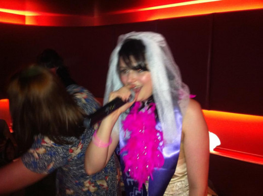 Fun with Karaoke on a hen's night