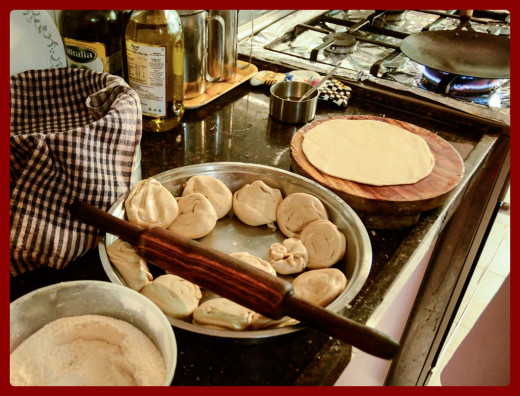 Once you have rolled your first Chapati successfully you can heat up your Tawa.
