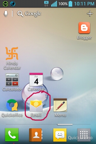 Android Email Icon