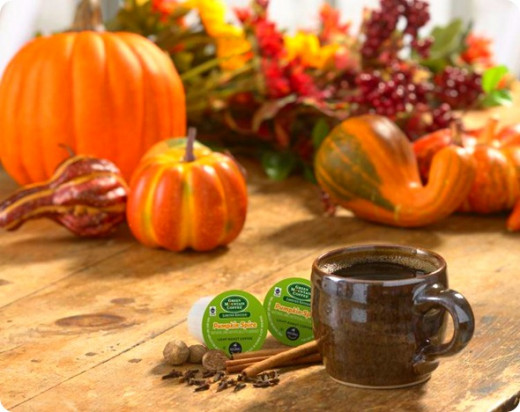 Try Green Mountain Pumpkin Spice coffee k-cups for Keurig coffee makers.