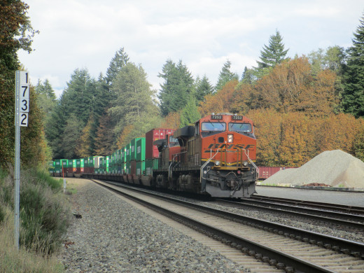 DPUs on Eastbound Stack at Skykomish