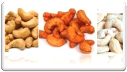 salty fried cashew nuts