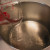 Pour a small amount of water in the pan. Pour a small amount of water in the pan.