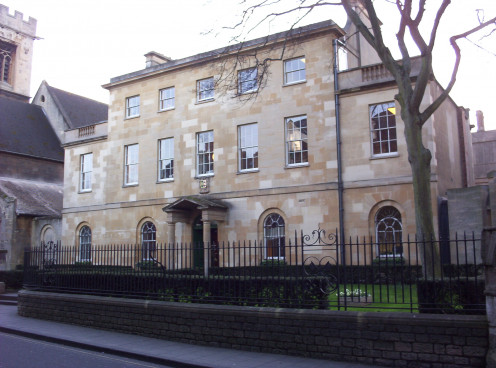 The lodge (front) of St Peter's College, Oxford