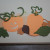 Pumpkins, leaves, and vine die cut shapes.