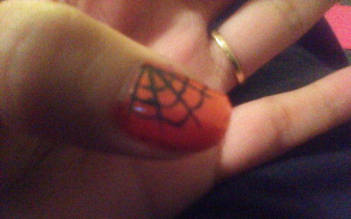 Spider Web Complete....Congratz