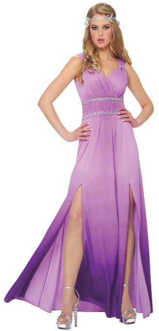 Womens Lilac Goddess Greek Costume