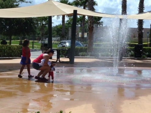 Splash Pads are available most of the year due to warm temperatures