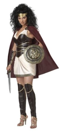 Want to be a warrior princess or queen for Halloween? Try this California Costumes Warrior Queen Set