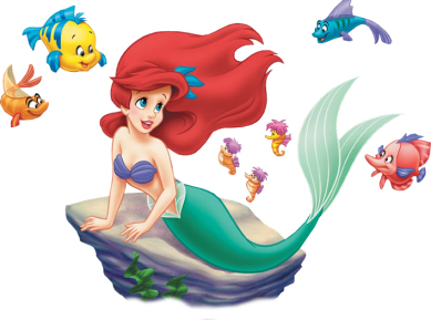 The sweet and innocent little mermaid as portrayed by Disney