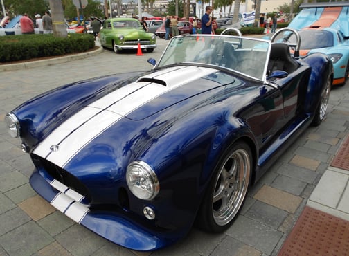 Just for fun, here's a Ford Cobra we saw at Car  Show in West Palm Beach.