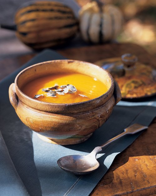Martha Stewarts Chestnut and Pumpkin Soup Recipe