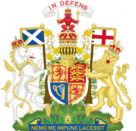 Queen Elizabeth II's Royal Coat of Arms for Scotland from 1952 to the present day.