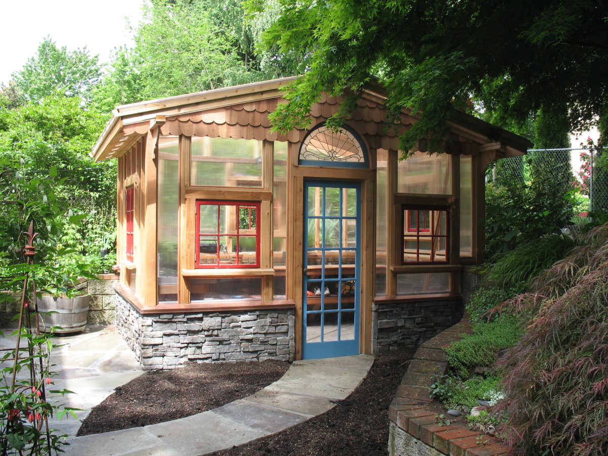 garden shed ideas with vintage details - story book design