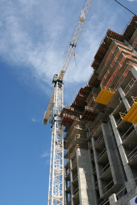 New building construction in Germany