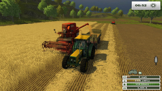 Farming Simulator 2013 Harvesting