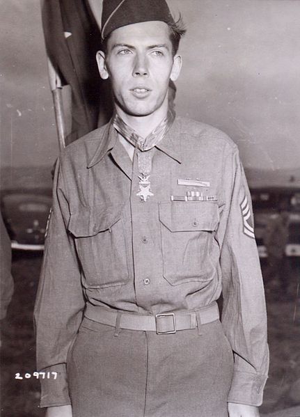 Sgt Currey moments after receiving the Medal of Honor
