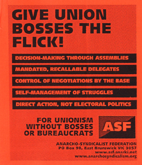 Sometimes Unions are criticized for having a structure similar to that of a companies - and thus having similar pitfalls. Read about Anarcho-Syndicalism or the IWW to learn more.