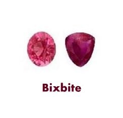Bixbite (red Beryl) Gemstones are also known as Red Emerald (or American Red Emerald) and Scarlet Emerald.