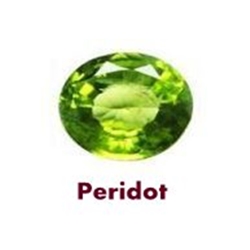 Peridot Gemstone is the Birthstone of August, Substitute Stone of Emerald and Wedding Anniversary Gemstone associated with the 16th year of Marriage.