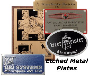 Different Kinds of Metal Nameplates