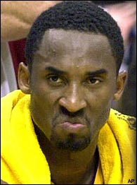 A portrait of Kobe Bryant the day his child was born.