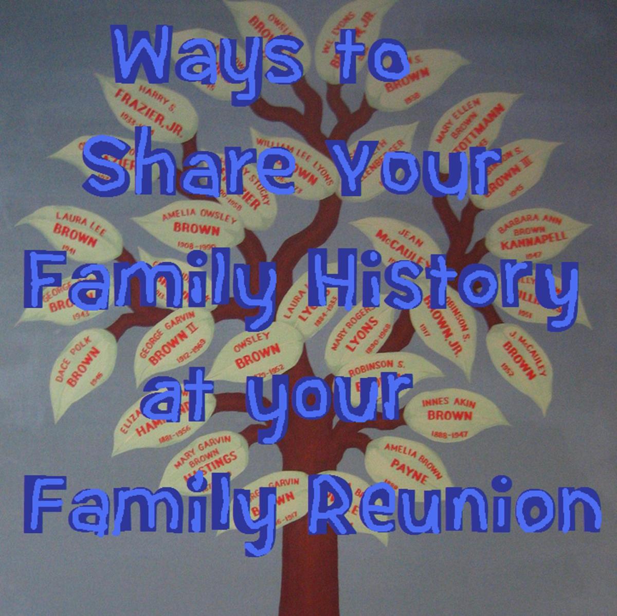 Family Reunion Wall Chart
