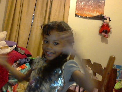 Maria being silly again.