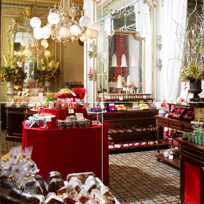 The famed Demel chocolate and pastry shop in Vienna, Austria.  Sacher torte is served here.