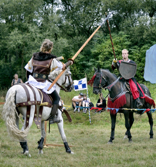 Jousting on the left hand side