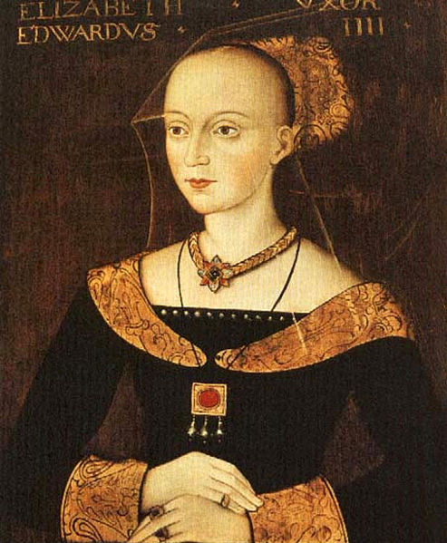 Elizabeth Woodville was in sanctuary for the birth of Edward V