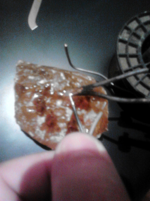 Ok, your two wires was soldered but...